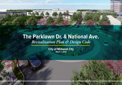 The Parklawn Dr. & National Ave. - Revitalization Plan & Design Code presentation title slide