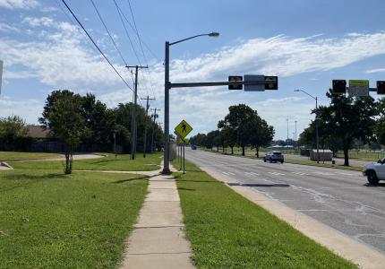 HAWK crosswalk