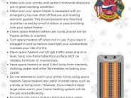 Space Heater Safety Tips from Midwest City Fire Department