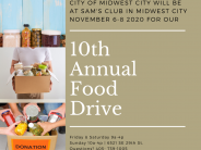 10th annual food drive info