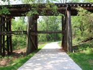 Trail Underneath a Bridge