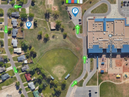 Parking Map at Lions Park Pickleball Courts