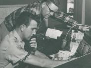 Officers working in dispatch
