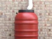 Terra Cotta Rain Barrel and Stand