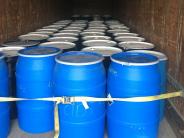 Load of drums to be picked up from the facility