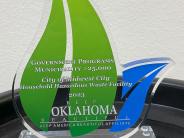 Keep Oklahoma Beautiful Award for the HHW Facility