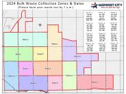 2024 Bulk Waste Pickup Dates and Zones