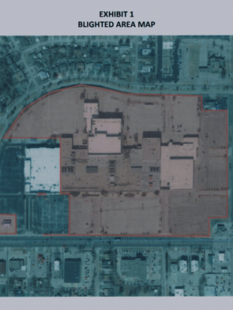 Blight Area Map - Heritage Park Mall