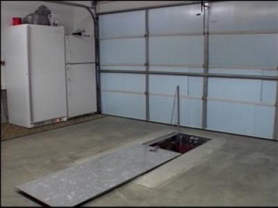 Storm Shelter in Garage