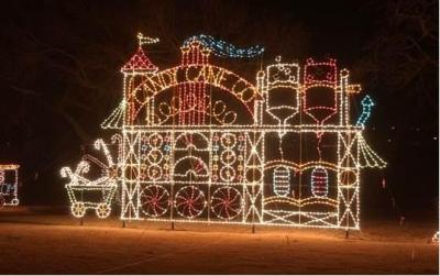Photo of display at Holiday Lights Spectacular