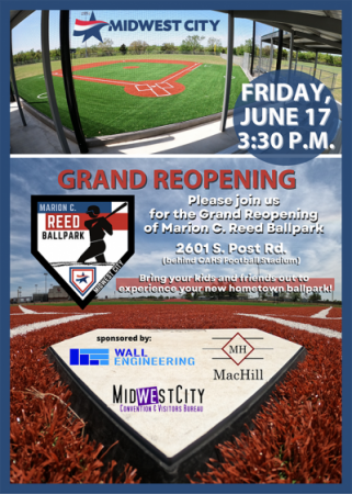 Grand Reopening Invitation Reed Ballpark