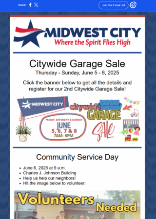  May 2025 Midwest City Newsletter