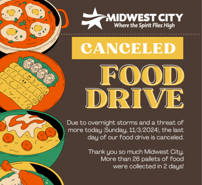 Food drive poster 2024
