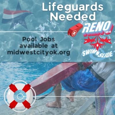 Lifeguards needed at Reno Swim and Slide pool graphic