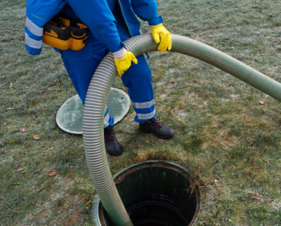 Pumping a septic tank (Source: EPA)