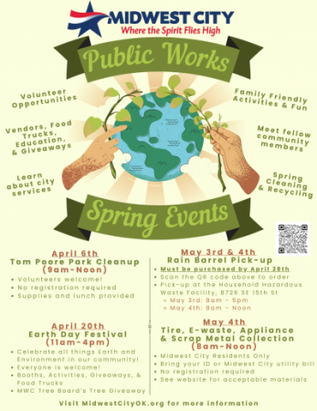 full slate of 2024 Public Works Spring Events