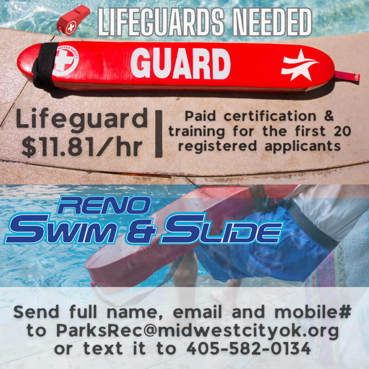 Lifeguards Needed Lifeguards Needed
