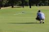 Golfers at the new John Conrad